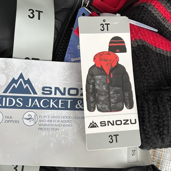 Snozu Boys' Toddlers' Fleece Lined Jacket with Hat - Picture 4 of 8